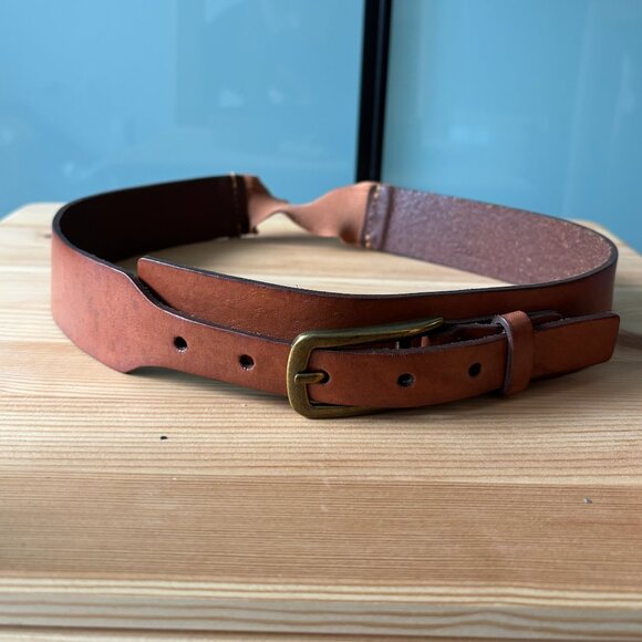 Anthropologie Tapered Leather Belt - Women's S - Picture 1 of 2